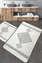 Mijölnir Juego de alfombras de baño Tatiana Multicolor
